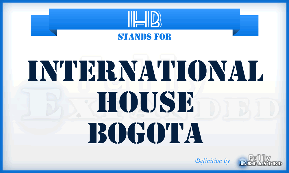 IHB - International House Bogota