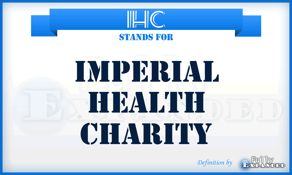 IHC - Imperial Health Charity