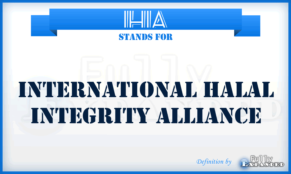 IHIA - International Halal Integrity Alliance