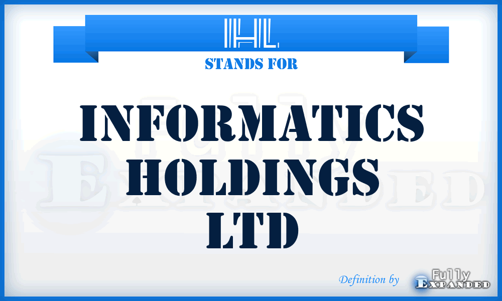 IHL - Informatics Holdings Ltd