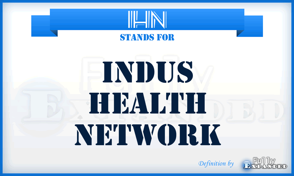 IHN - Indus Health Network