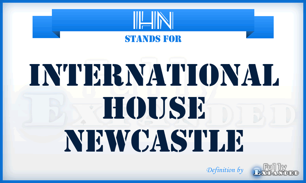 IHN - International House Newcastle