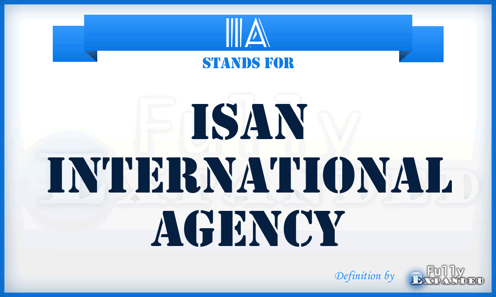 IIA - Isan International Agency