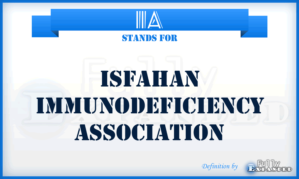IIA - Isfahan Immunodeficiency Association