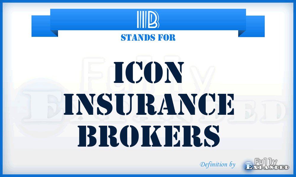 IIB - Icon Insurance Brokers