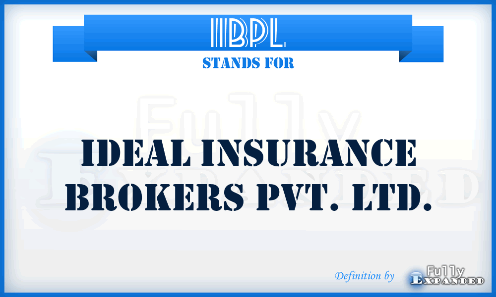 IIBPL - Ideal Insurance Brokers Pvt. Ltd.