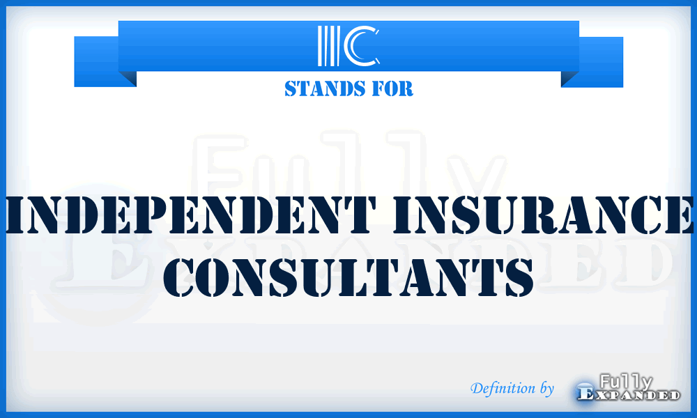 IIC - Independent Insurance Consultants