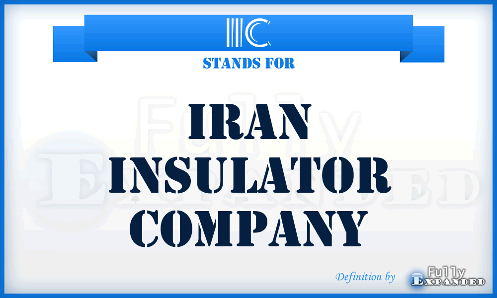 IIC - Iran Insulator Company