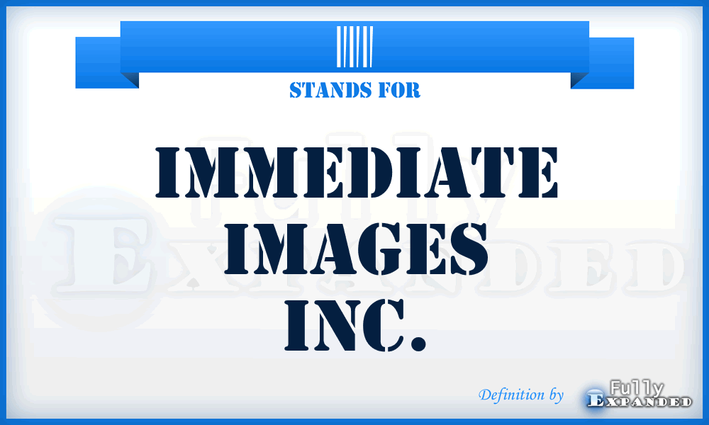 III - Immediate Images Inc.