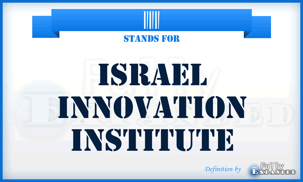 III - Israel Innovation Institute