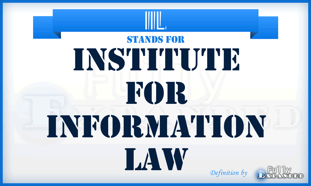 IIL - Institute for Information Law