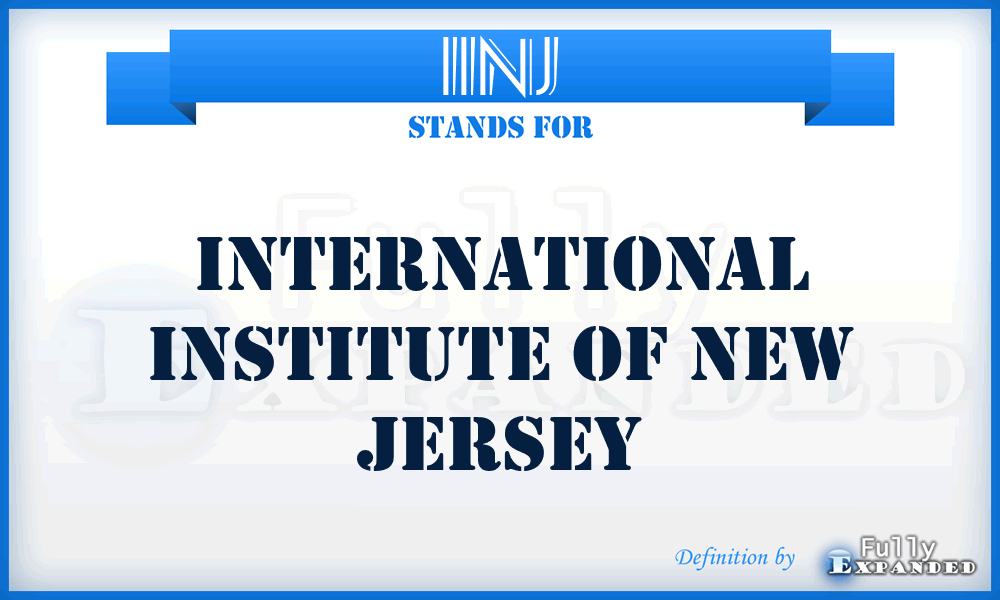 IINJ - International Institute of New Jersey