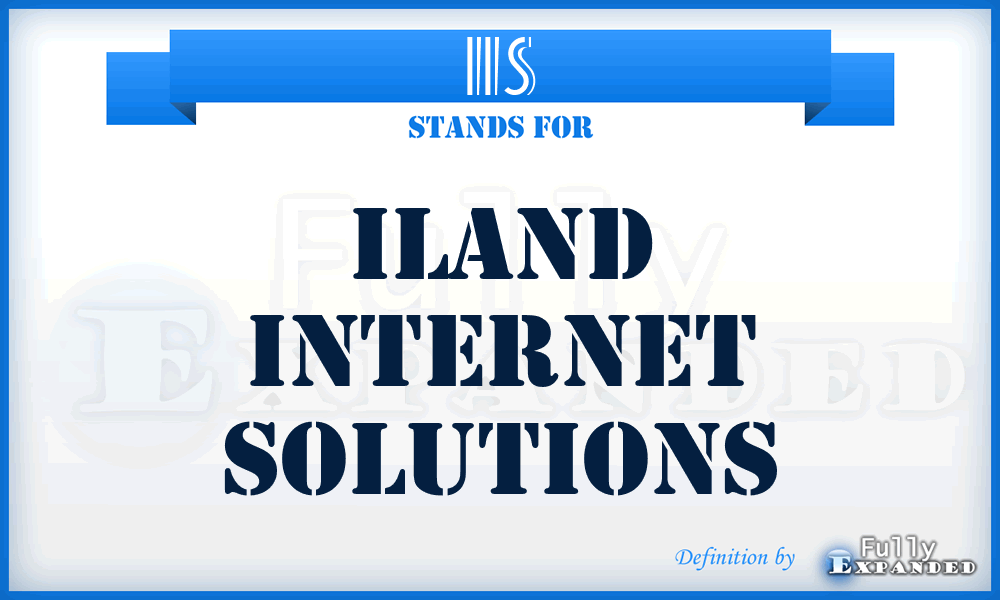 IIS - Iland Internet Solutions