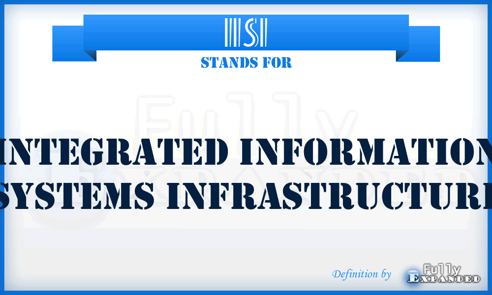 IISI - Integrated Information Systems Infrastructure