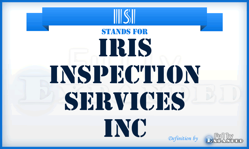 IISI - Iris Inspection Services Inc