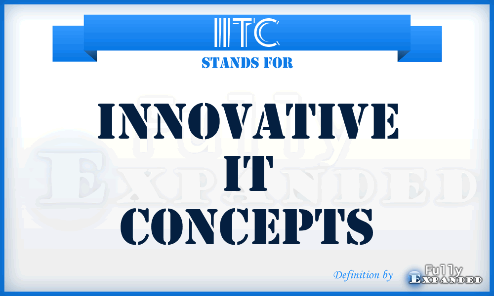 IITC - Innovative IT Concepts