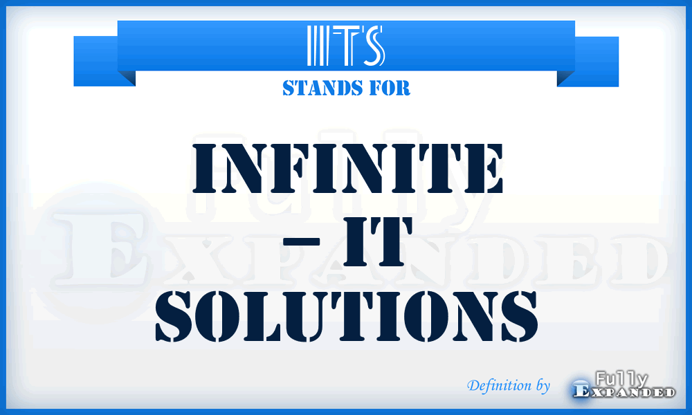 IITS - Infinite – IT Solutions