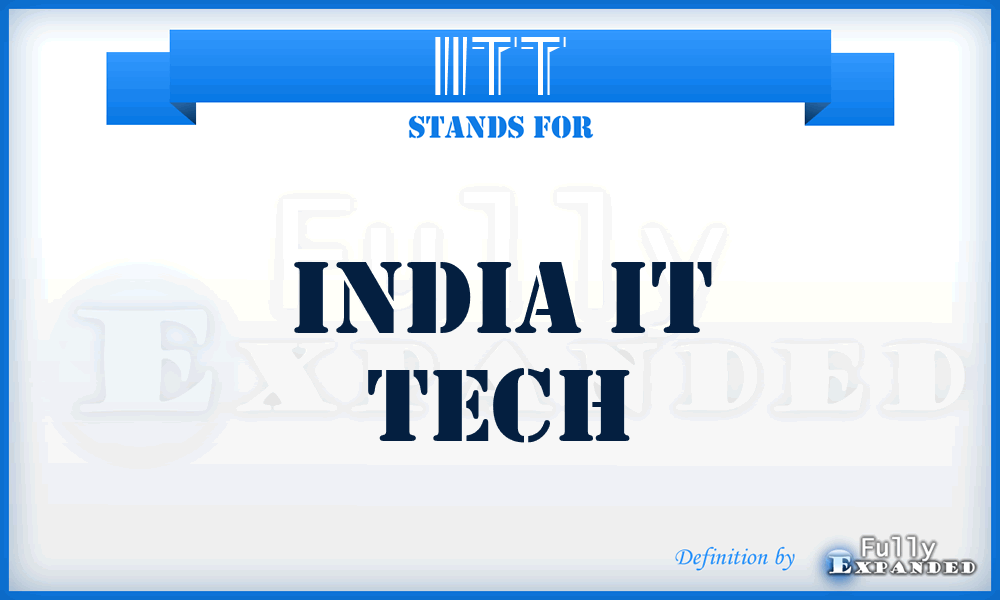 IITT - India IT Tech