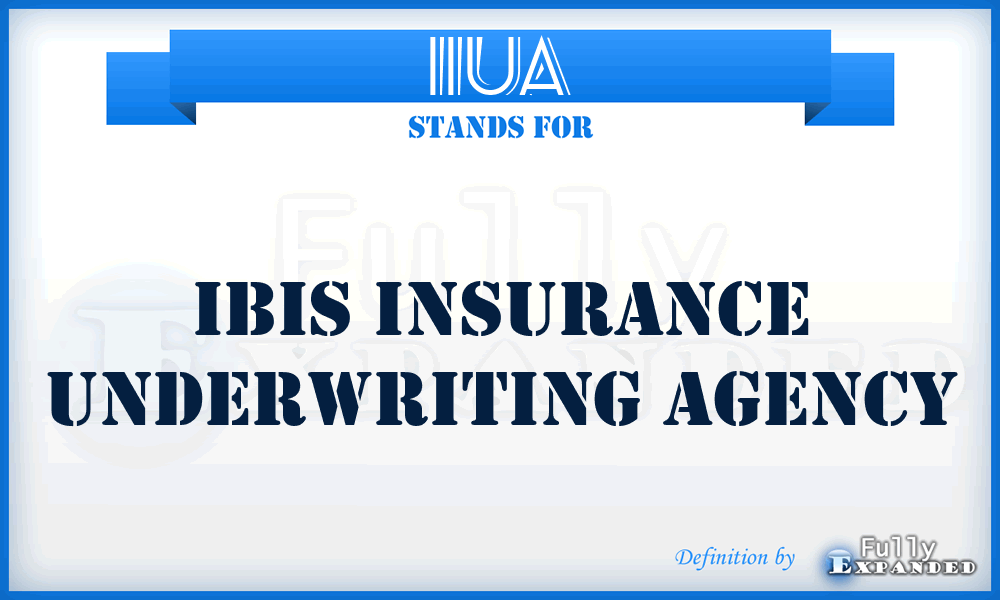 IIUA - Ibis Insurance Underwriting Agency