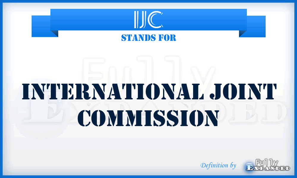 IJC - International Joint Commission