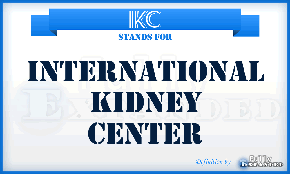 IKC - International Kidney Center