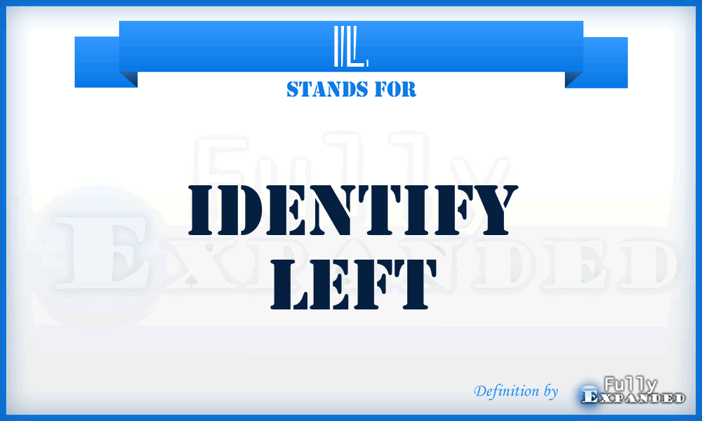 IL - Identify Left