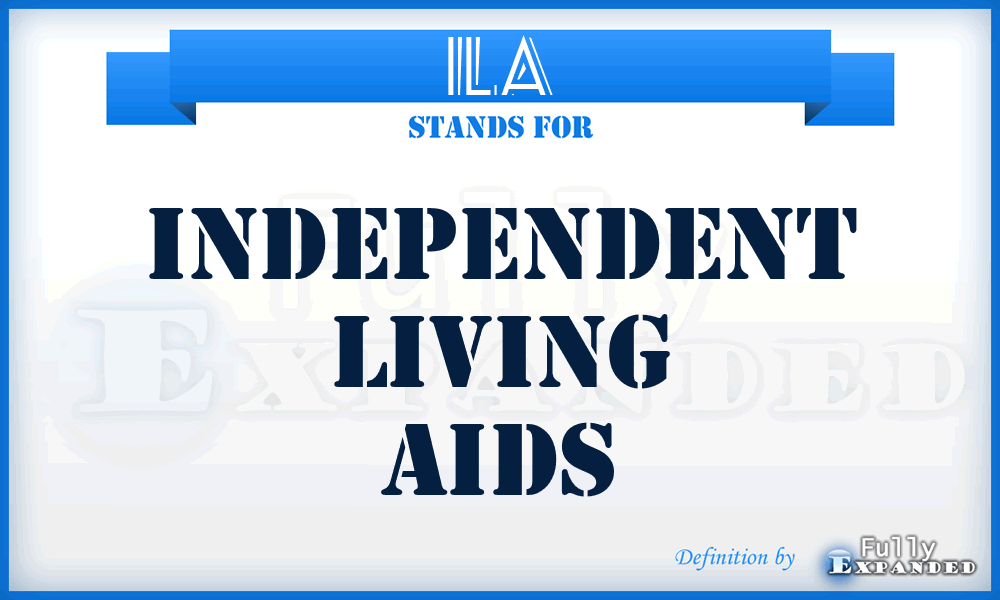 ILA - Independent Living Aids