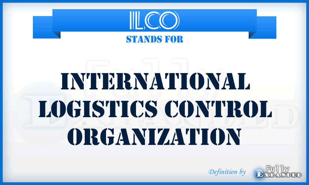 ILCO - international logistics control organization