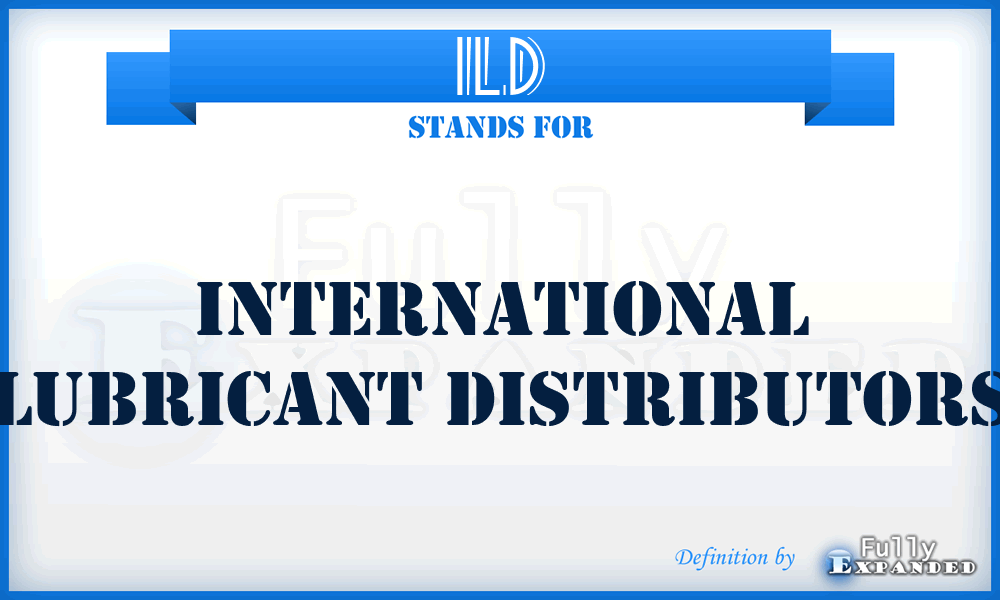 ILD - International Lubricant Distributors