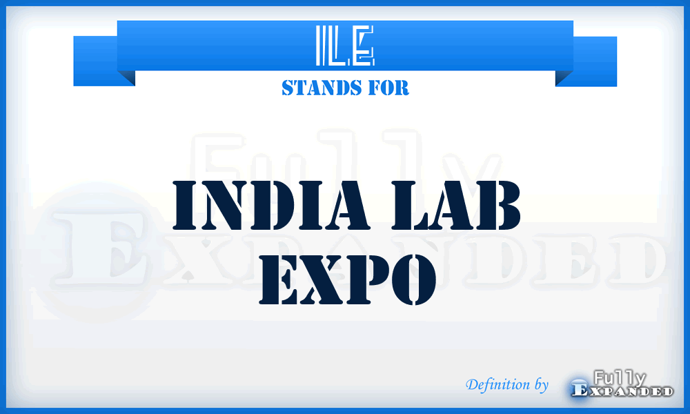 ILE - India Lab Expo