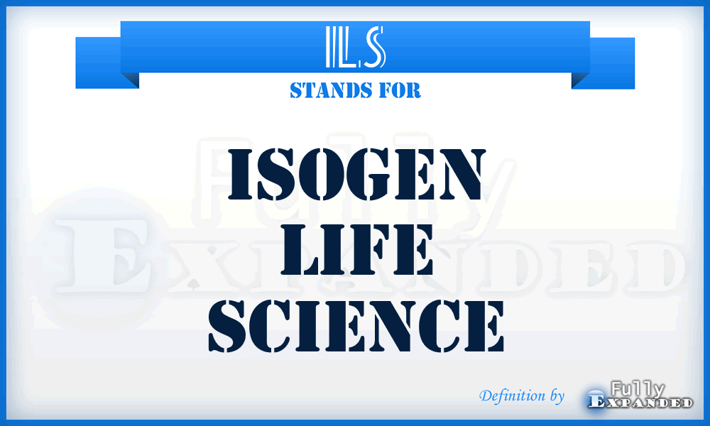 ILS - Isogen Life Science