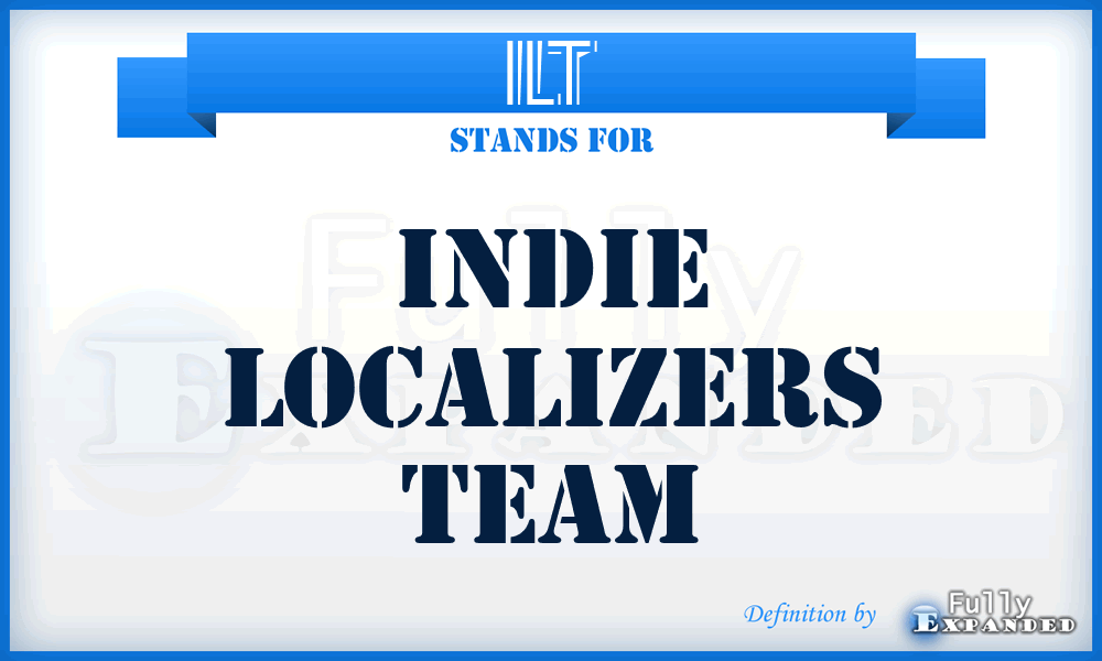 ILT - Indie Localizers Team