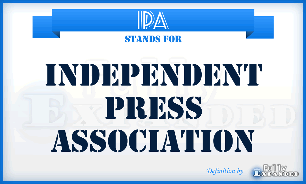 IPA - Independent Press Association