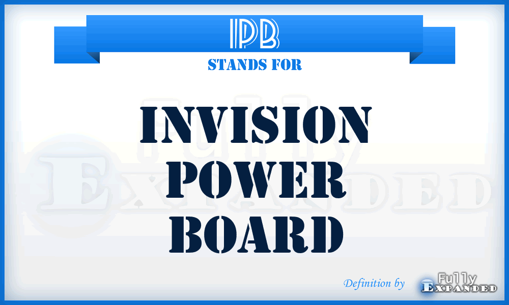 IPB - Invision Power Board