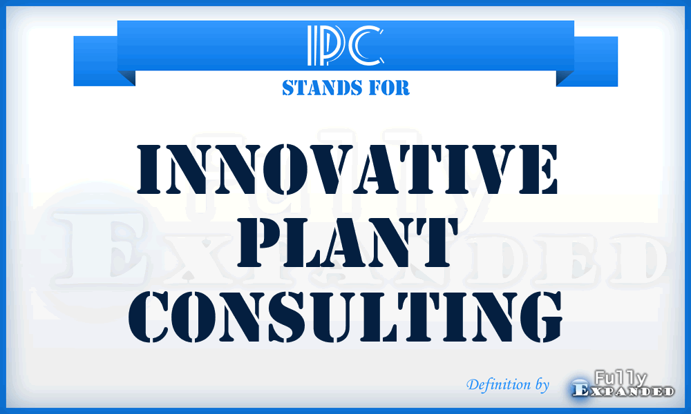 IPC - Innovative Plant Consulting