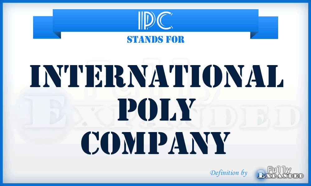 IPC - International Poly Company