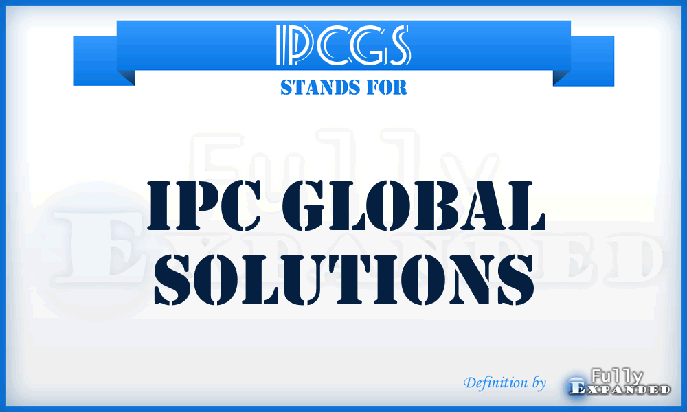 IPCGS - IPC Global Solutions