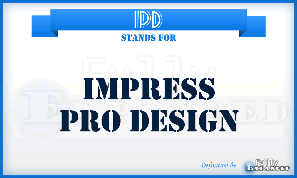 IPD - Impress Pro Design