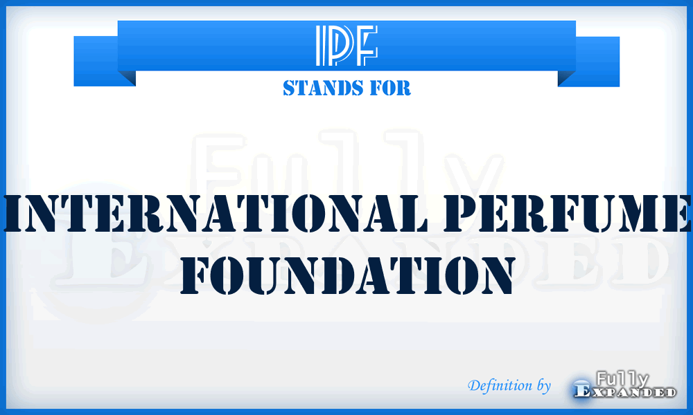 IPF - International Perfume Foundation