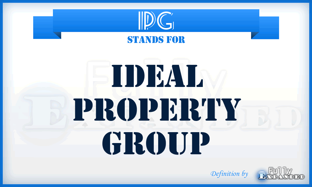 IPG - Ideal Property Group