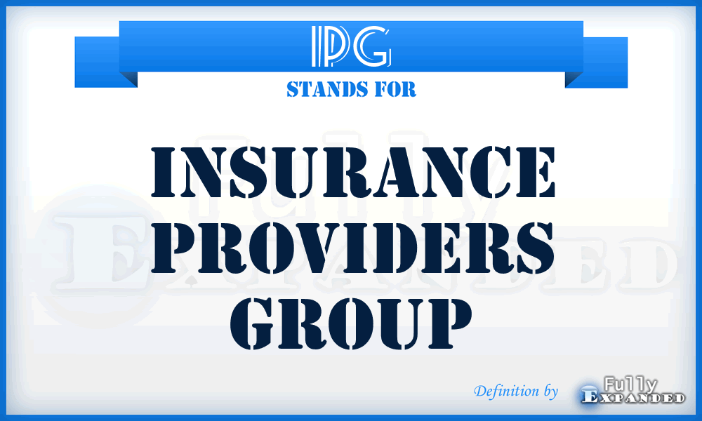 IPG - Insurance Providers Group