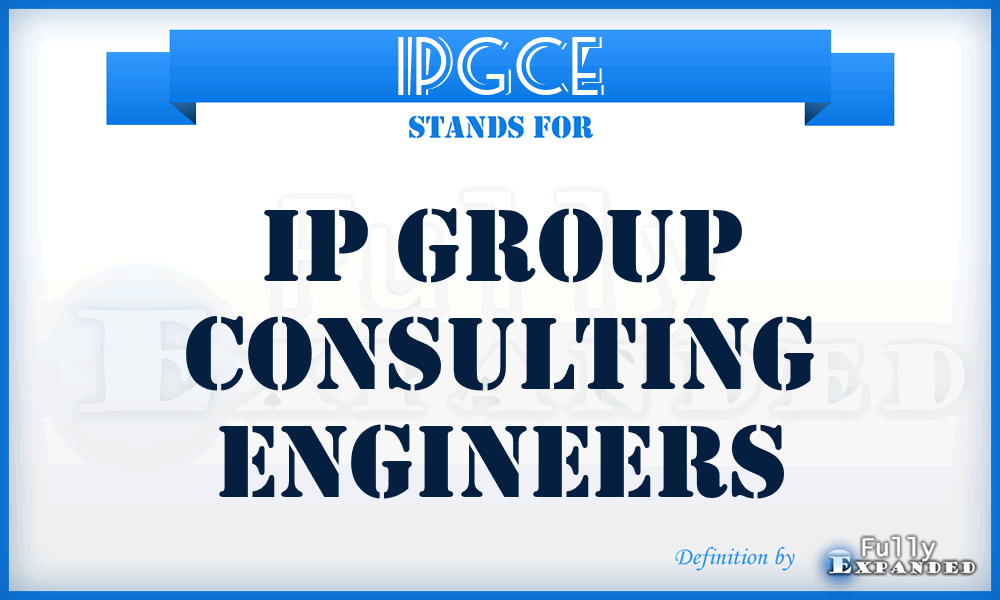 IPGCE - IP Group Consulting Engineers