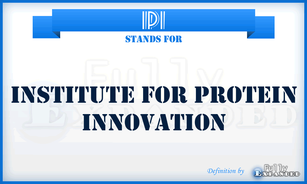 IPI - Institute for Protein Innovation