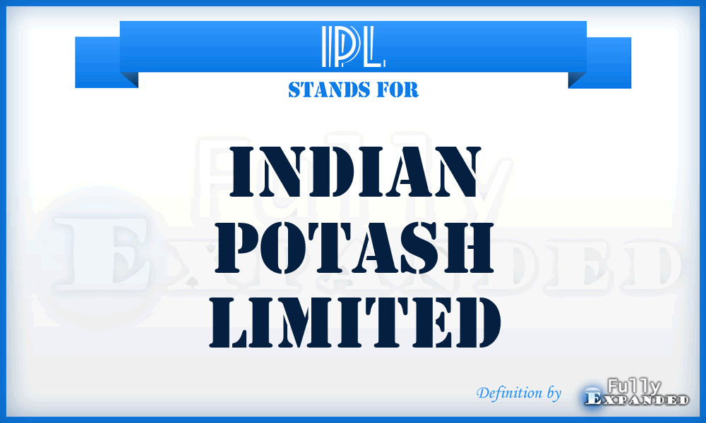 IPL - Indian Potash Limited