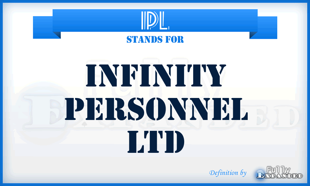 IPL - Infinity Personnel Ltd