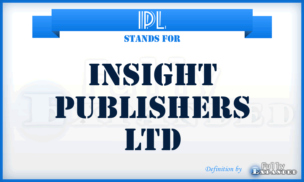 IPL - Insight Publishers Ltd