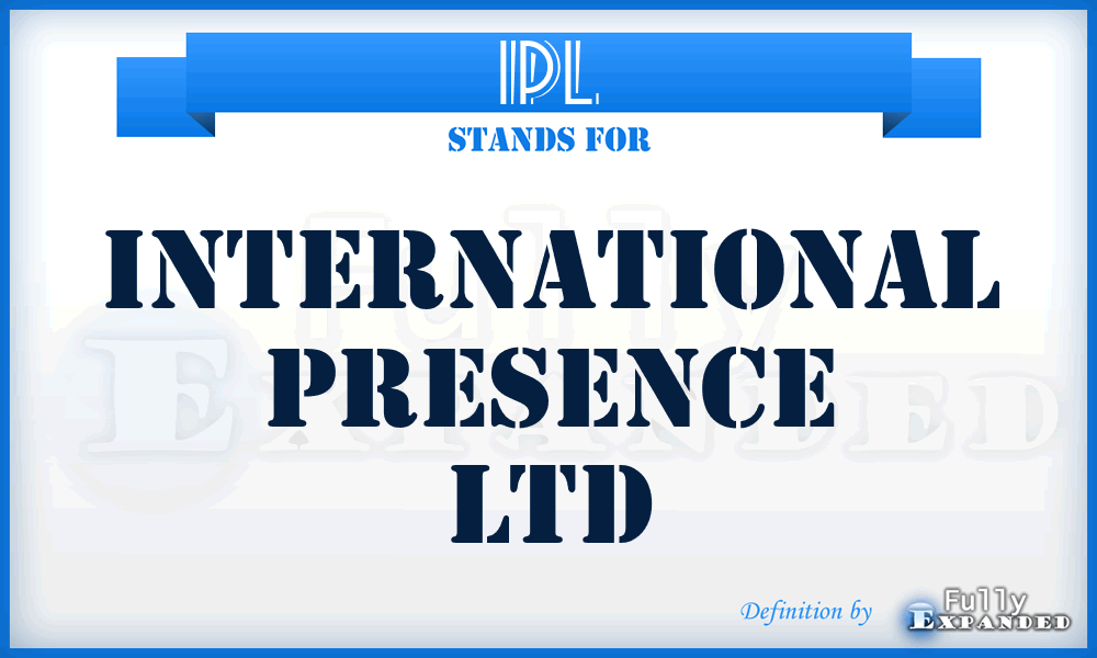 IPL - International Presence Ltd
