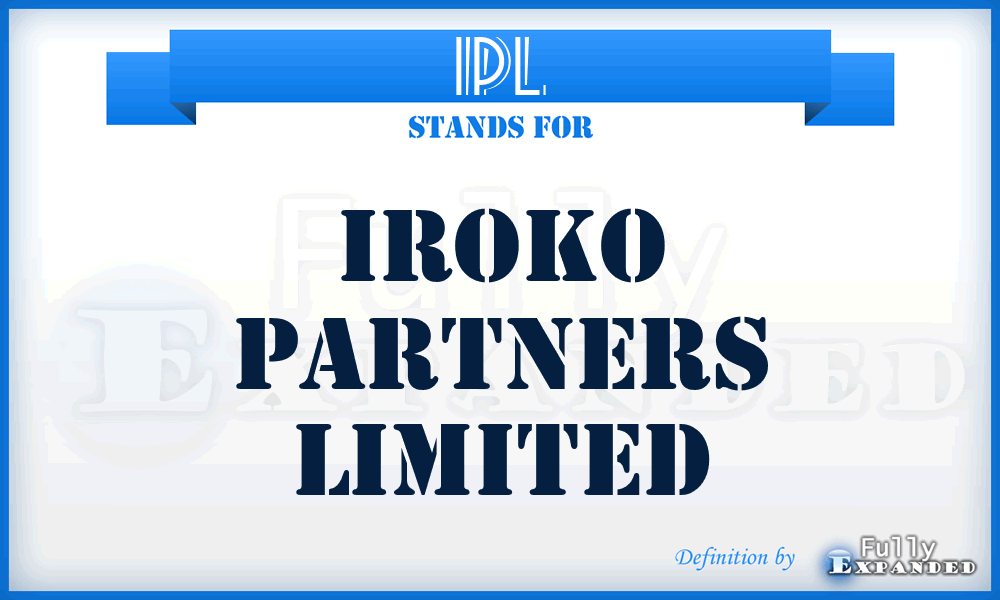 IPL - Iroko Partners Limited