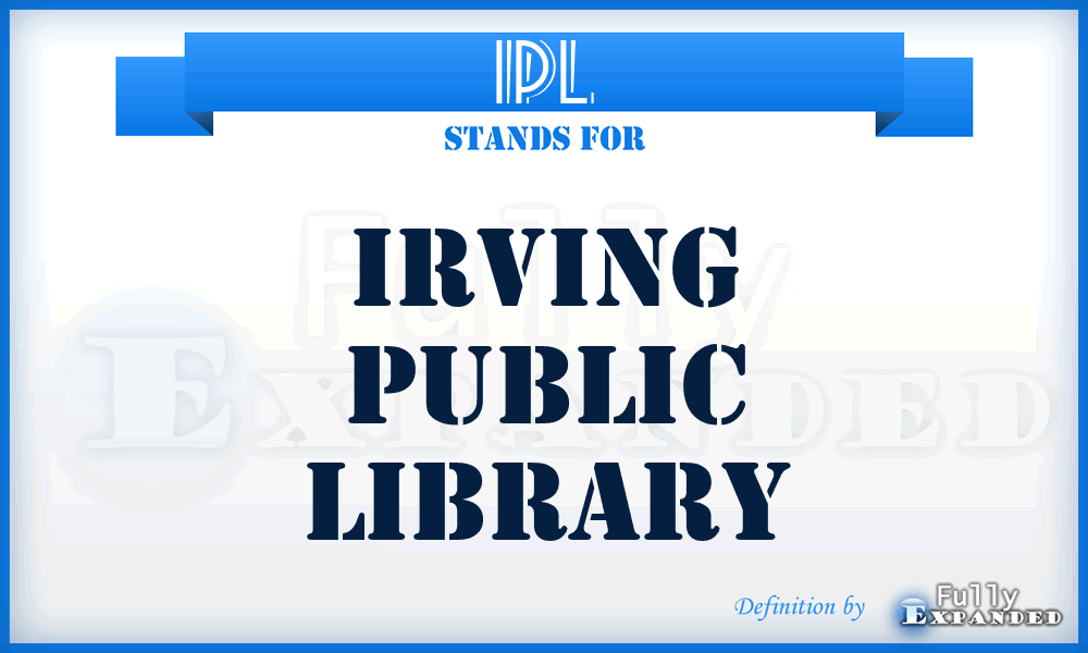 IPL - Irving Public Library