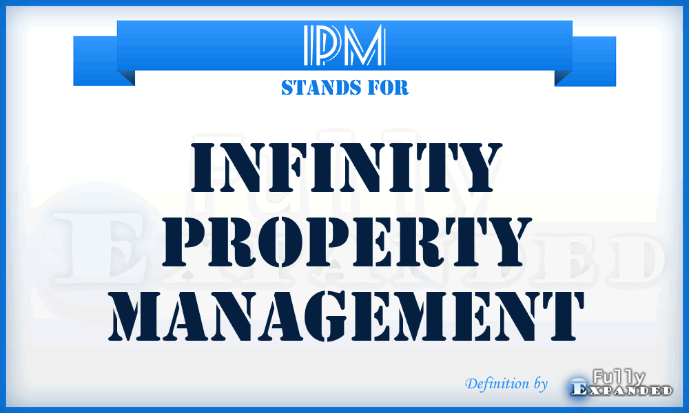 IPM - Infinity Property Management